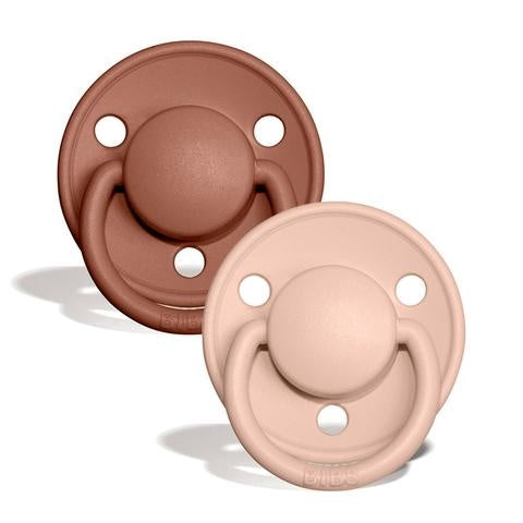 BIBS De Lux|Silicone One Size Woodchuck/Blush