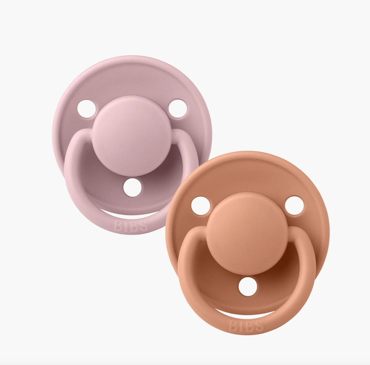 BIBS De Lux|Silicone One Size Pink Plum/Peach