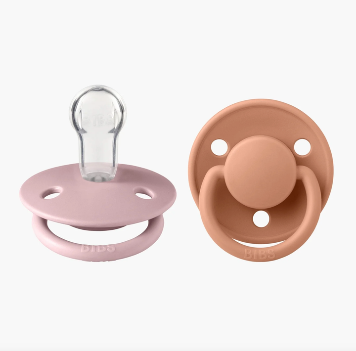 BIBS De Lux|Silicone One Size Pink Plum/Peach