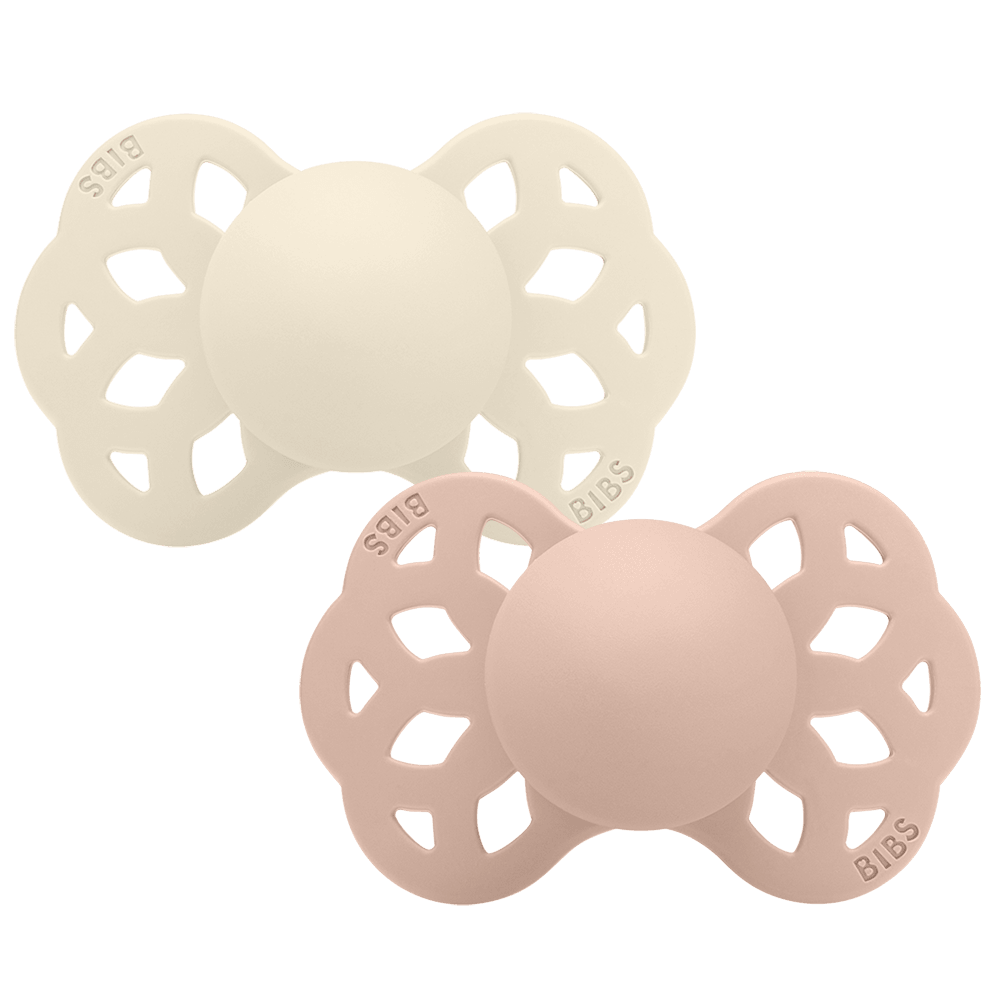 BIBS Infinity, Symmetrical Silicone -Ivory/Blush