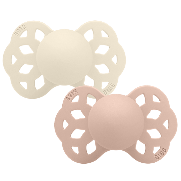 BIBS Infinity, Symmetrical Silicone -Ivory/Blush