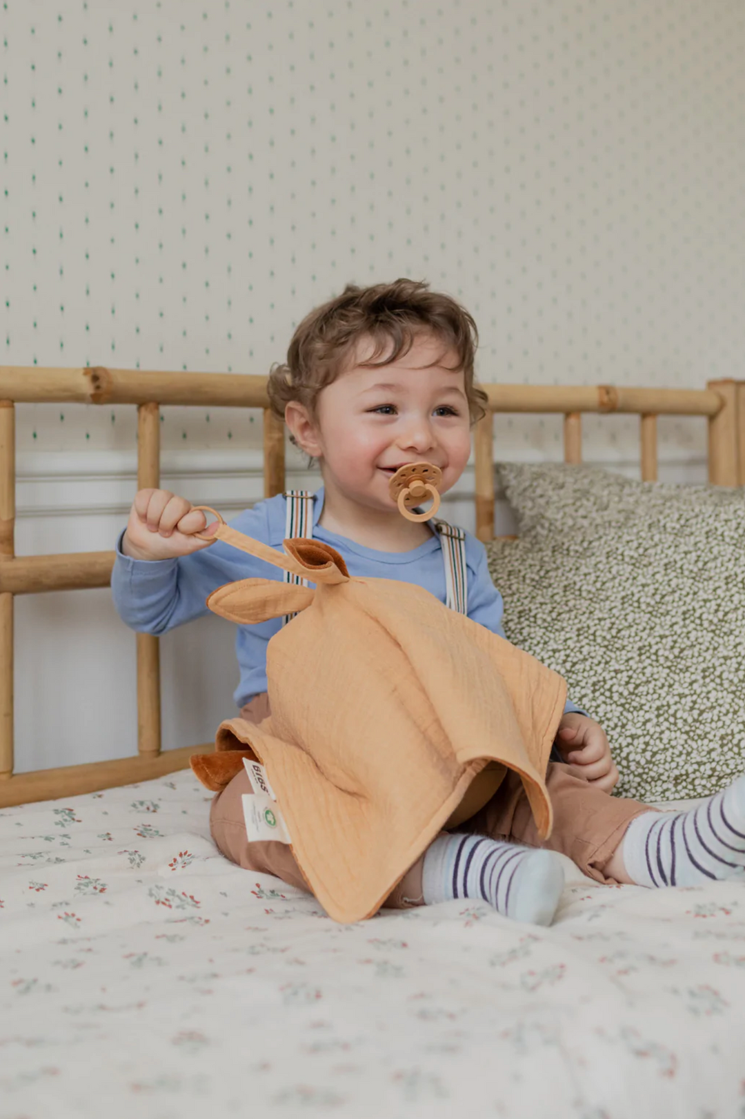 BIBS Kangaroo Cuddle Cloth-Dessert Sand&Caramel