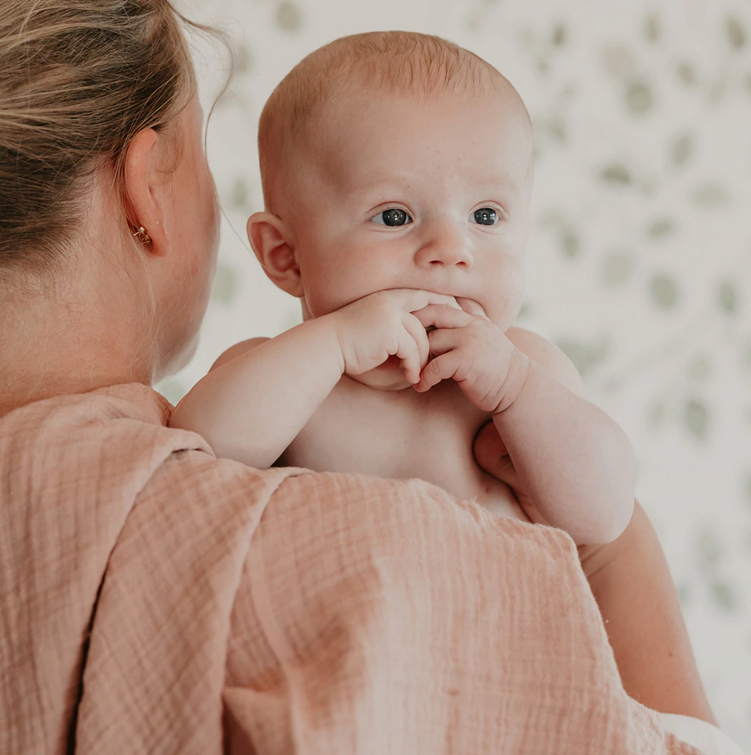 BIBS Muslin Swaddle(GOTS) Blush