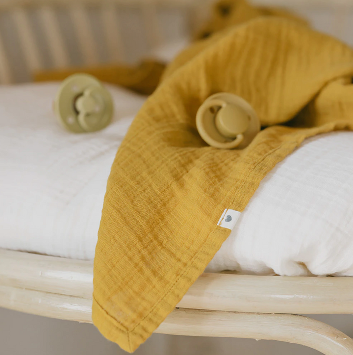 BIBS Muslin Swaddle(GOTS) Mustard
