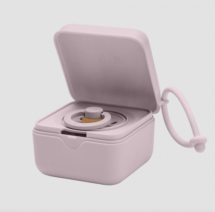 BIBS Pacifier box-Dusky Lilac