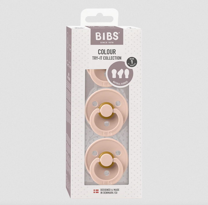 BIBS Try-it Colour 3pk-Blush