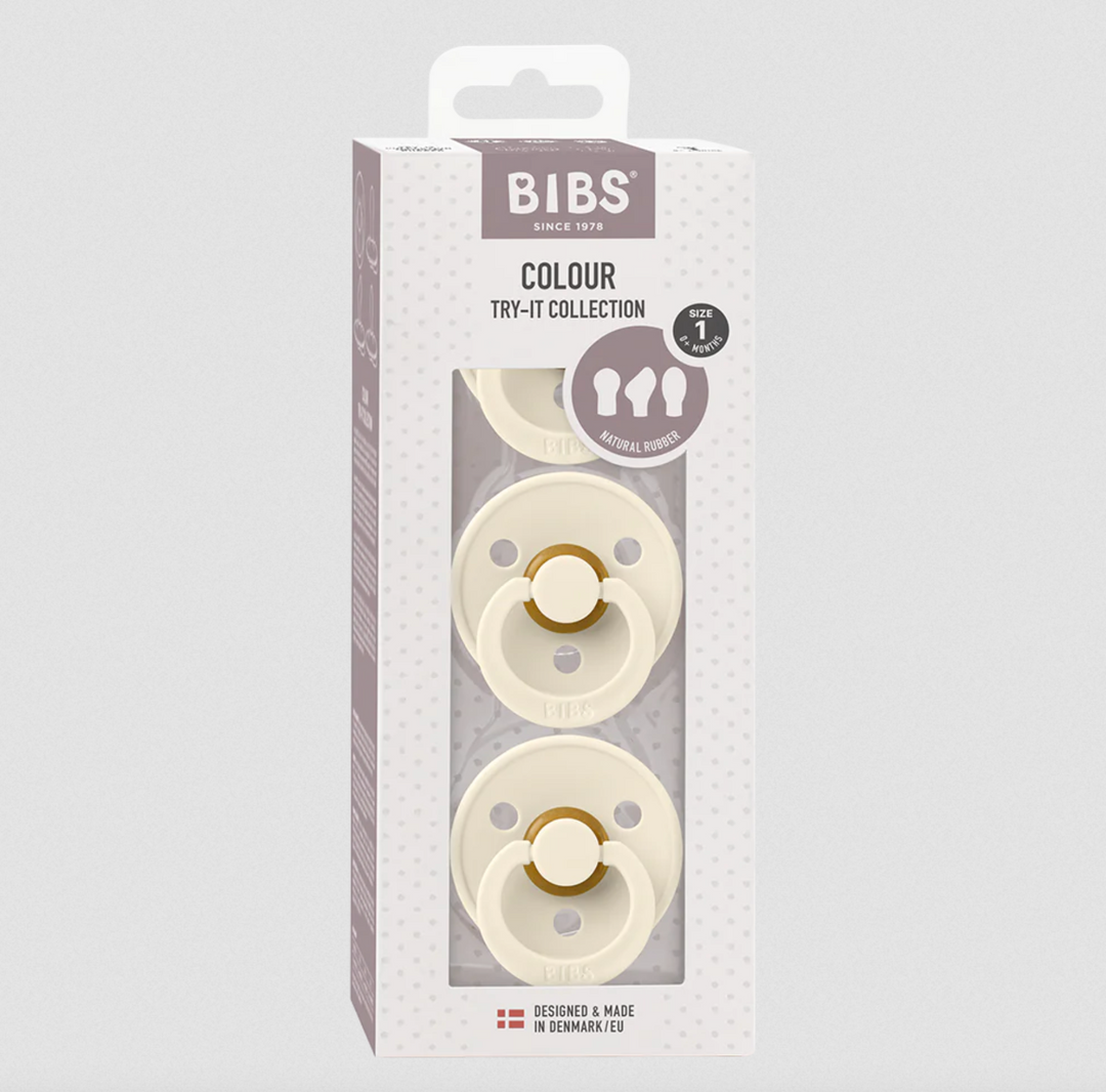 BIBS Try-it Colour 3pk-Ivory