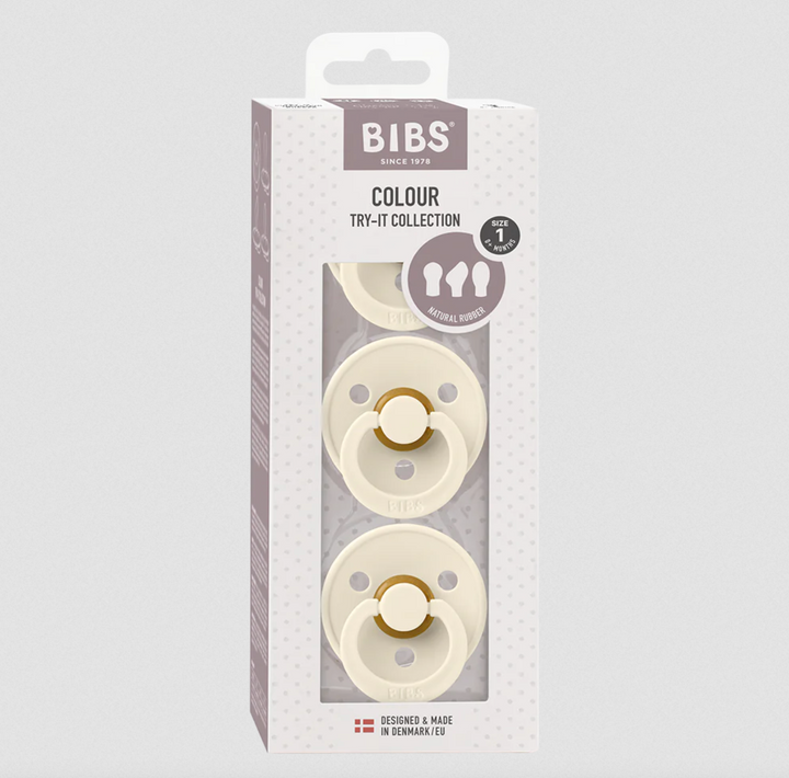 BIBS Try-it Colour 3pk-Ivory