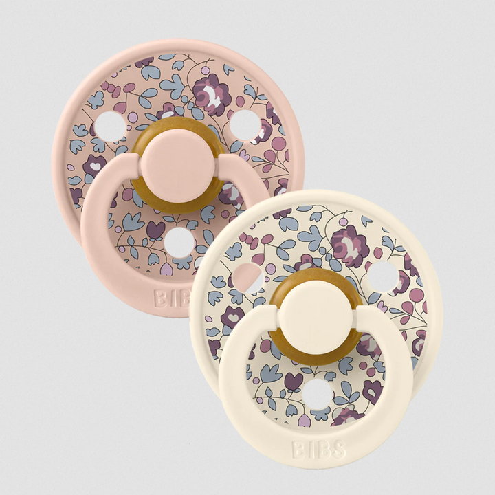 BIBS x LIBERTY Colour 2 Pack Ivory/Blush