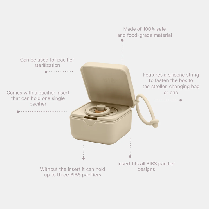 BIBS x LIBERTY Pacifier Box Blush