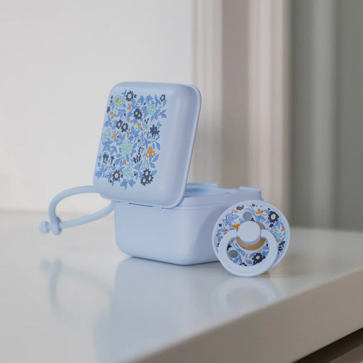 BIBS x LIBERTY Pacifier Box Baby Blue