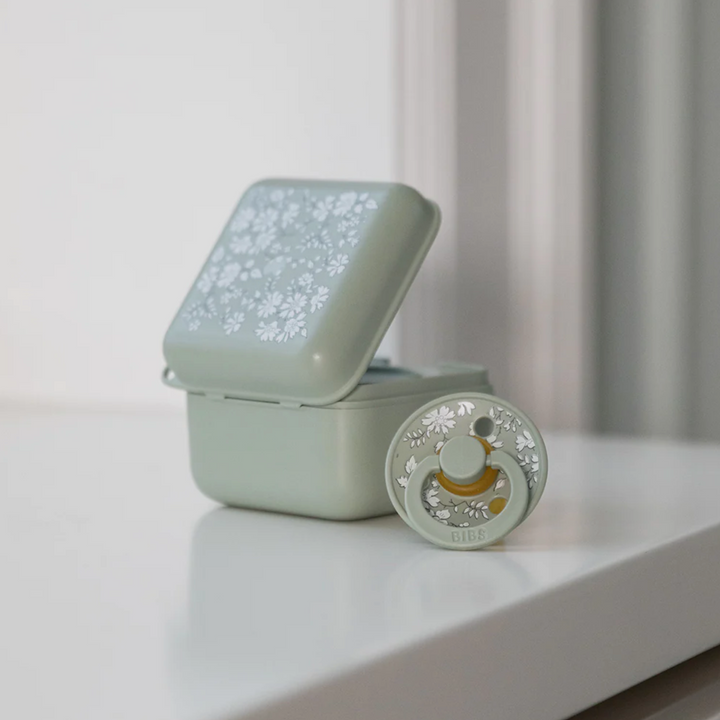 BIBS x LIBERTY Pacifier Box Sage