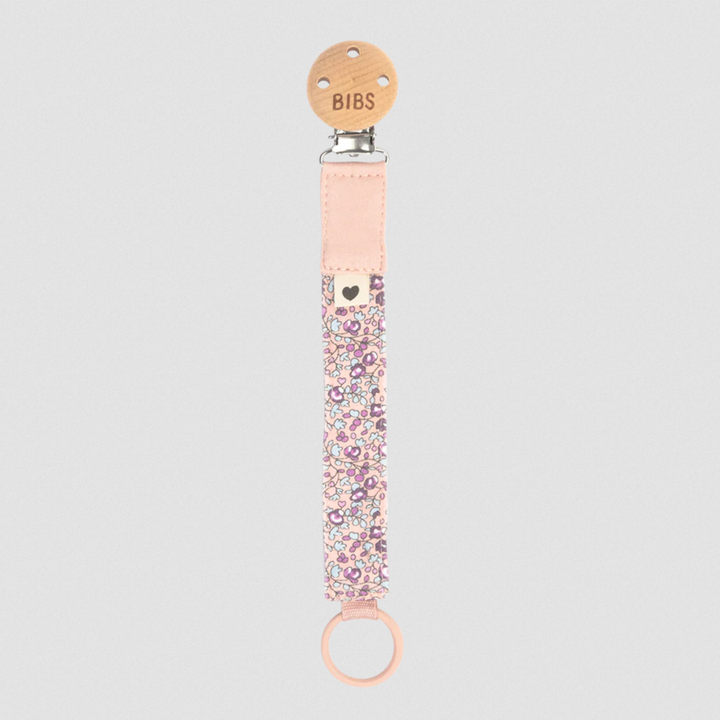 BIBS x LIBERTY Pacifier Clip Blush