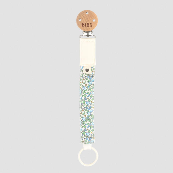 BIBS x LIBERTY Pacifier Clip Ivory