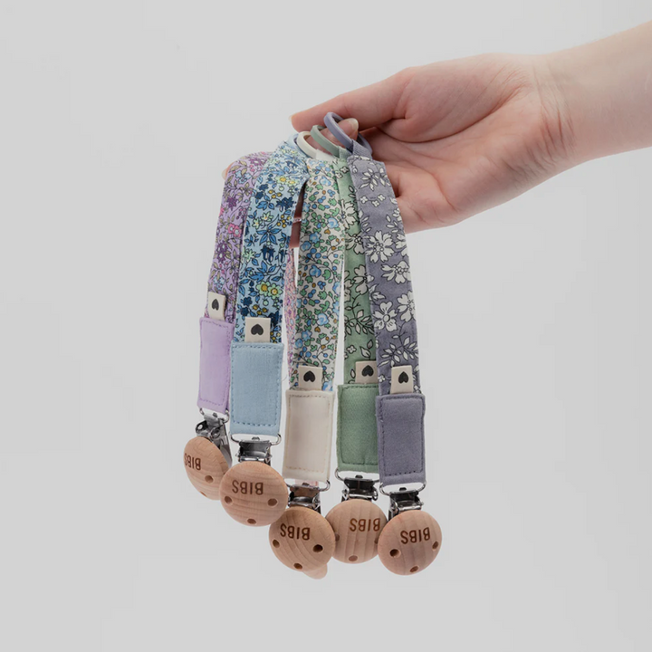 BIBS x LIBERTY Pacifier Clip Sage