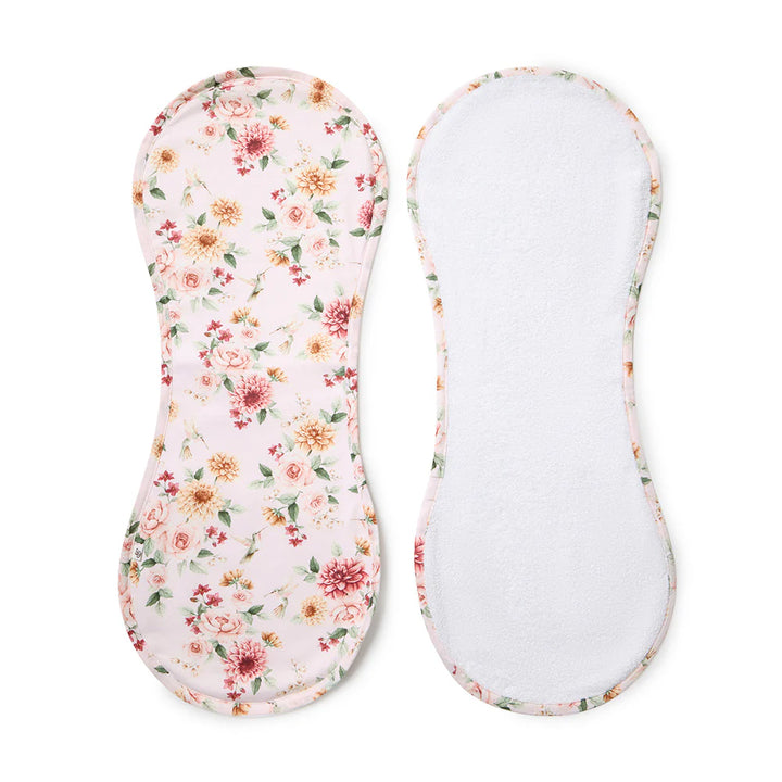 Snuggle Hunny Organic Cotton Burp Cloth - Birds & Blooms