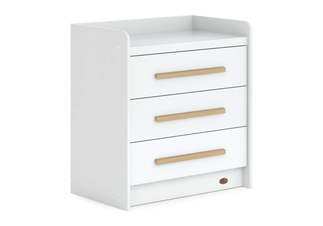 Boori Neat 3 Drawer Chest Barley White & Almond(BK-NE3DC/BAAD)
