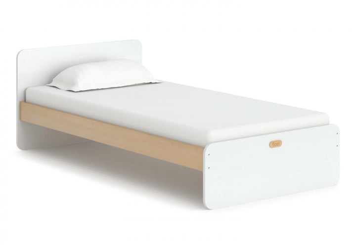 Boori Neat Single Bed - Barley White & Almond(BK-NESBV24/BAAD)