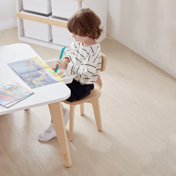Boori Tidy Table V23 with Two Chairs(Barley and Almond)