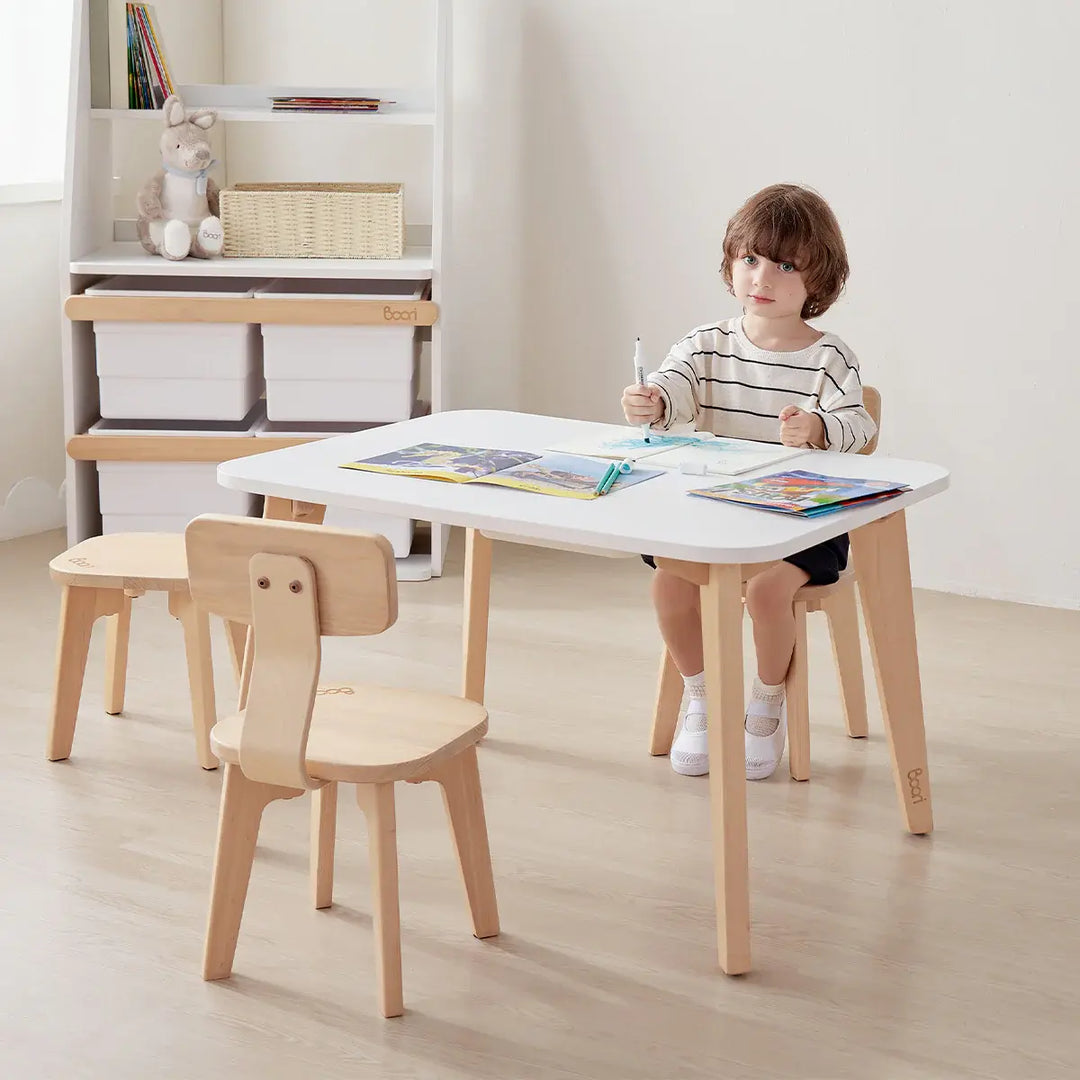 Boori Tidy Table V23 with Two Chairs - Cherry and Almond