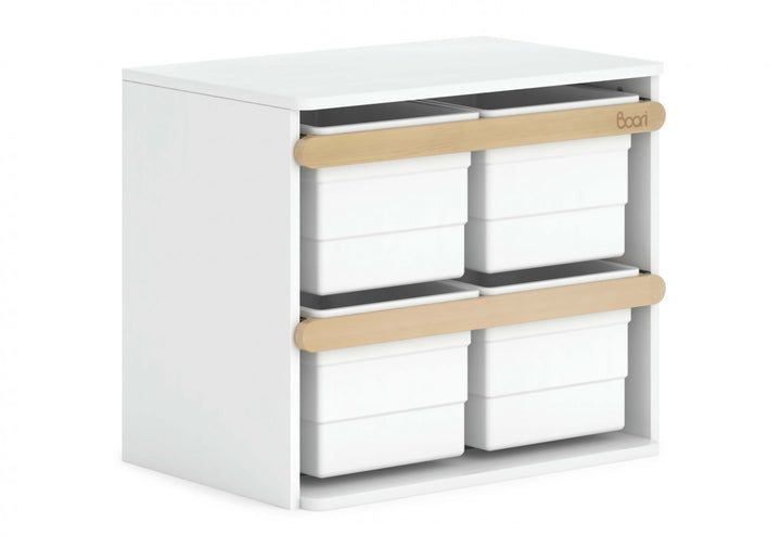 Boori Tidy Toy Cabinet-Barley White & Almond(BK-TITCV22/BAAD)