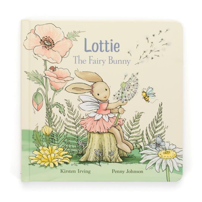 Jellycat Lottie the Fairy Bunny Book 2x19x19cm