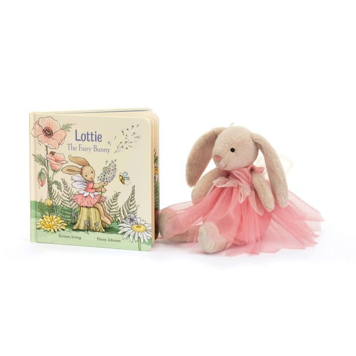 Jellycat Lottie the Fairy Bunny Book 2x19x19cm