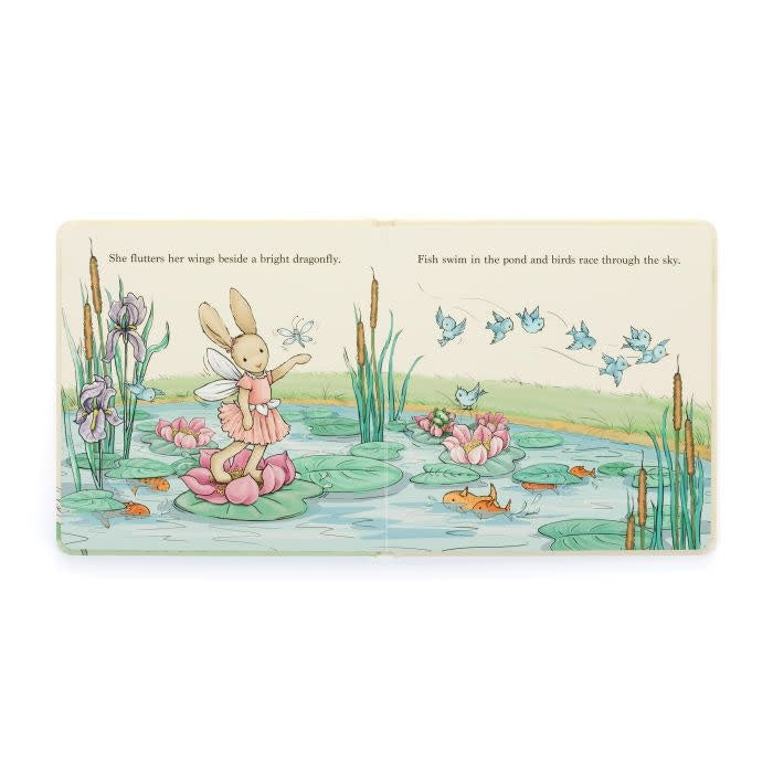 Jellycat Lottie the Fairy Bunny Book 2x19x19cm