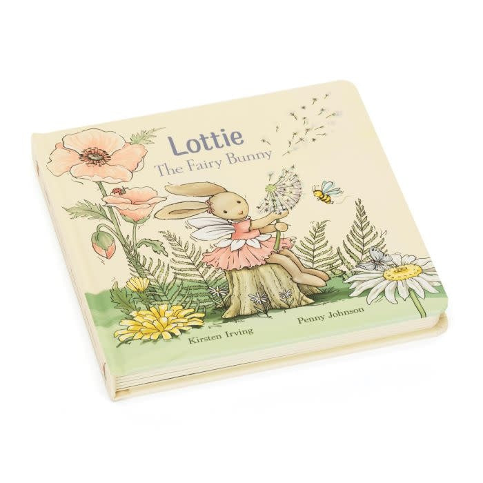 Jellycat Lottie the Fairy Bunny Book 2x19x19cm