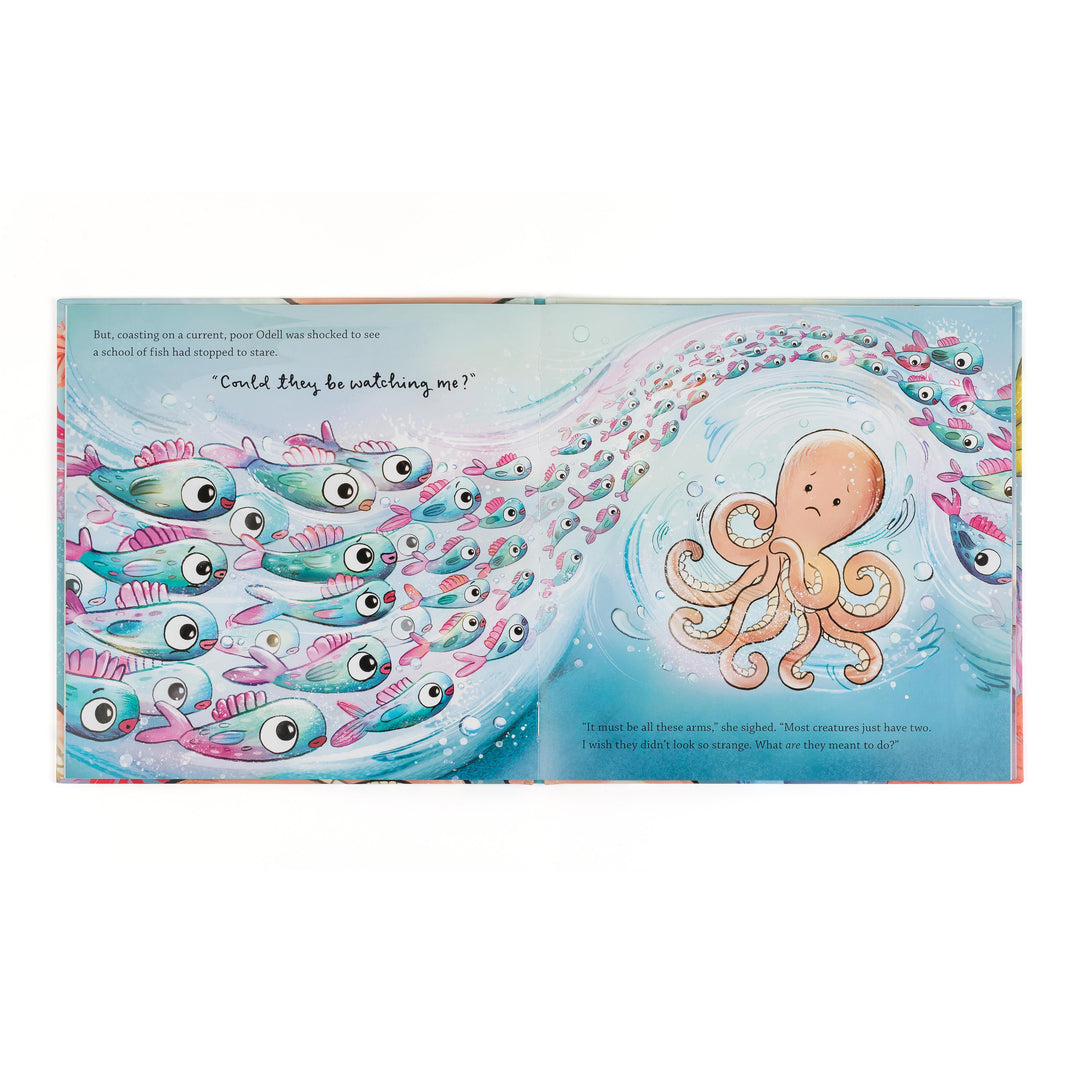 Jellycat Odell's Amazing Arms Orange 25x2x25cm