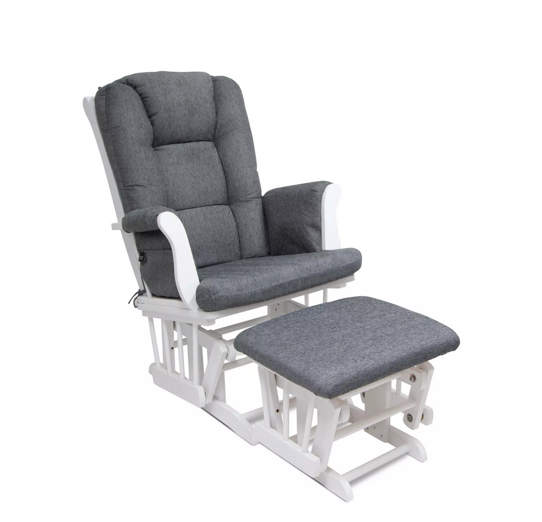 Valco Baby Bliss Glider & Ottoman Antique Grey(N9743)