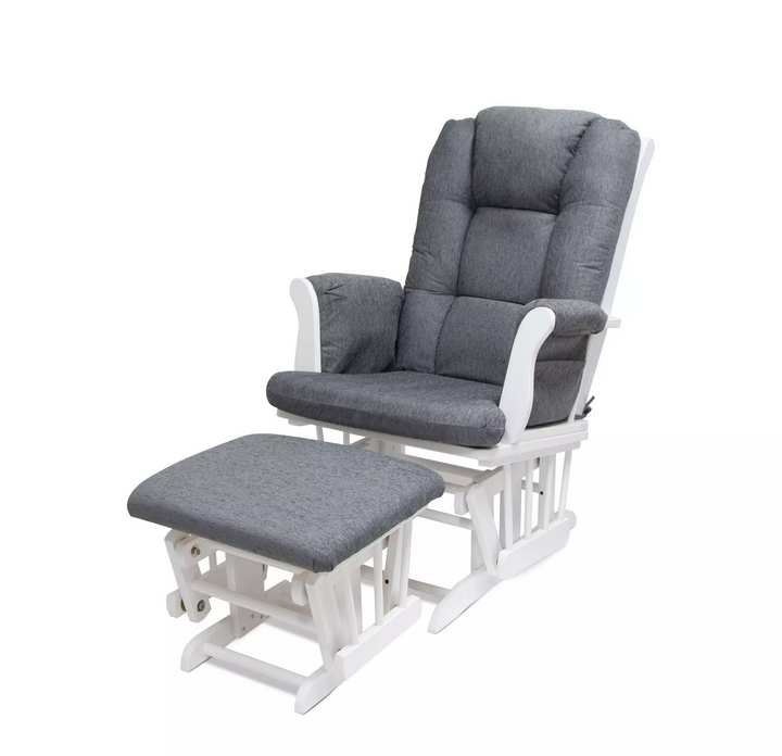 Valco Baby Bliss Glider & Ottoman Antique Grey(N9743)