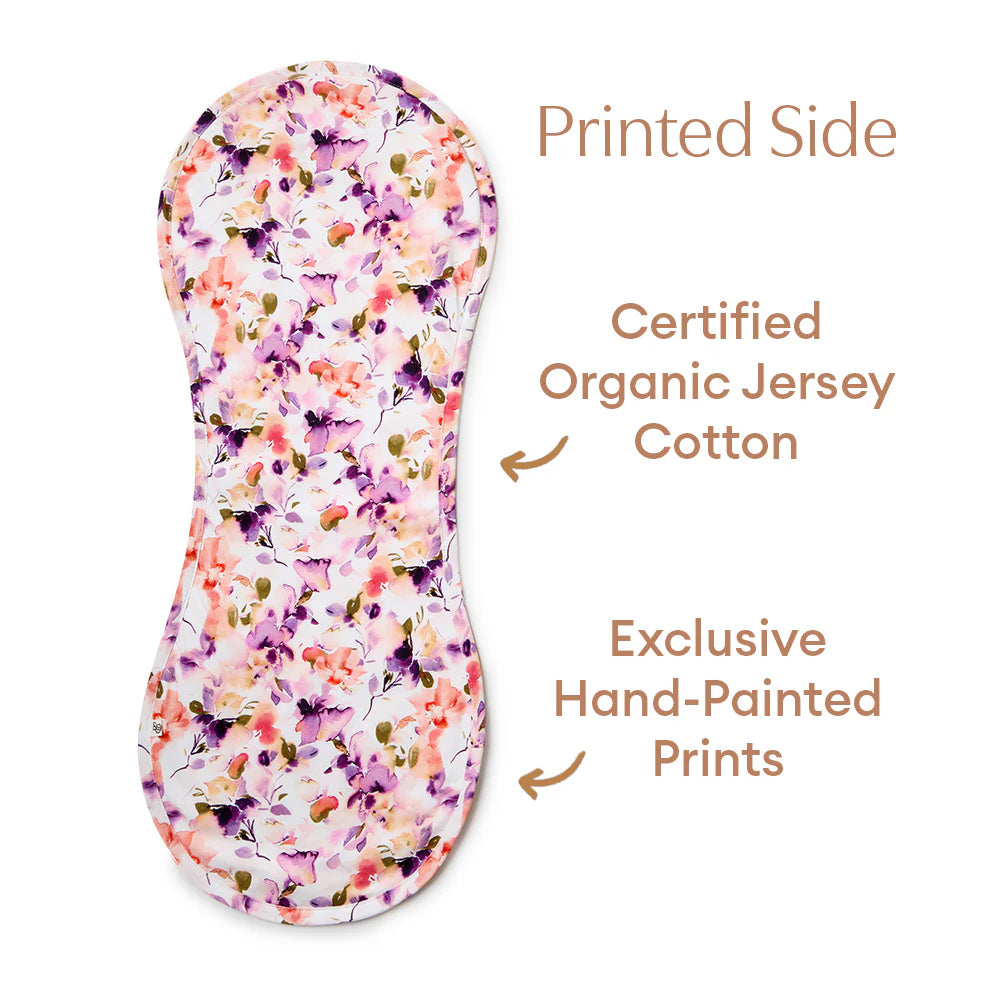 Snuggle Hunny Organic Cotton Burp Cloth - Blushing Beauty