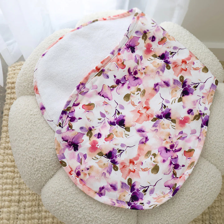 Snuggle Hunny Organic Cotton Burp Cloth - Blushing Beauty