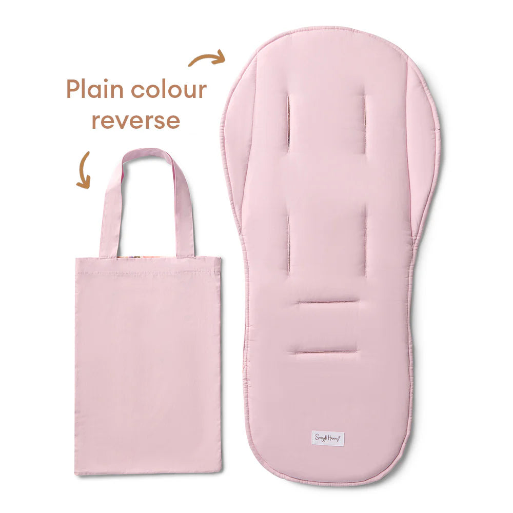 Snuggle Hunny Universal Organic Pram Liner - Blushing Beauty