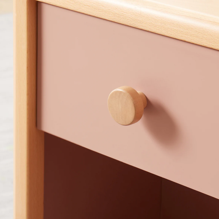 Boori Avalon Bedside Table-Blueberry and Almond(BK-AVBTV24/BBAD)