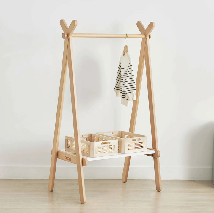 Boori Forest Teepee Clothing Rack-Barley White & Almond(BK-FOCR/BAAD)