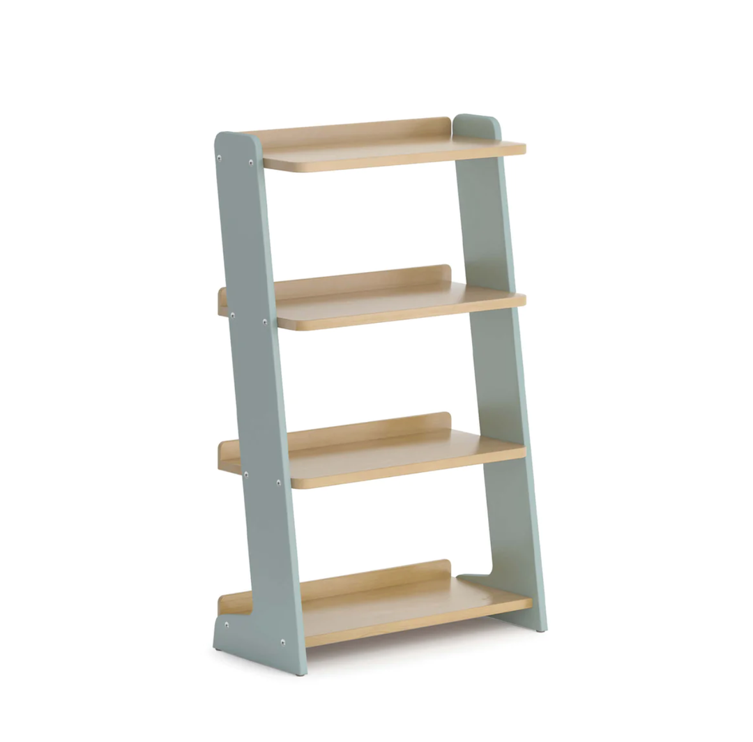 Boori Oslo Bookshelf-BLUEBERRY AND ALMOND(BK-OSBSV24/BBAD)