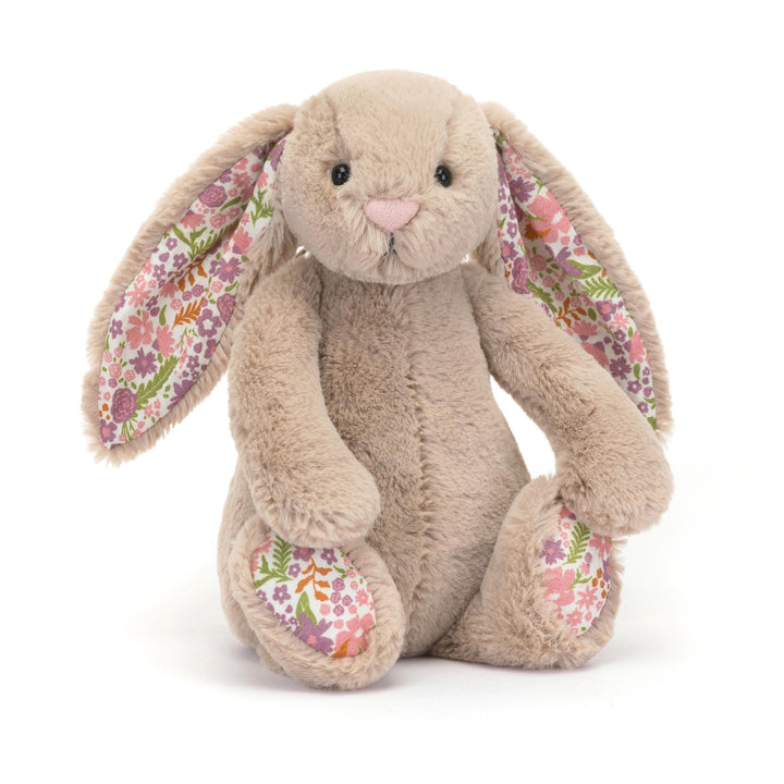 Jellycat Blossom Beige Bunny 'Petal' Little Small Brown 8x9x18cm