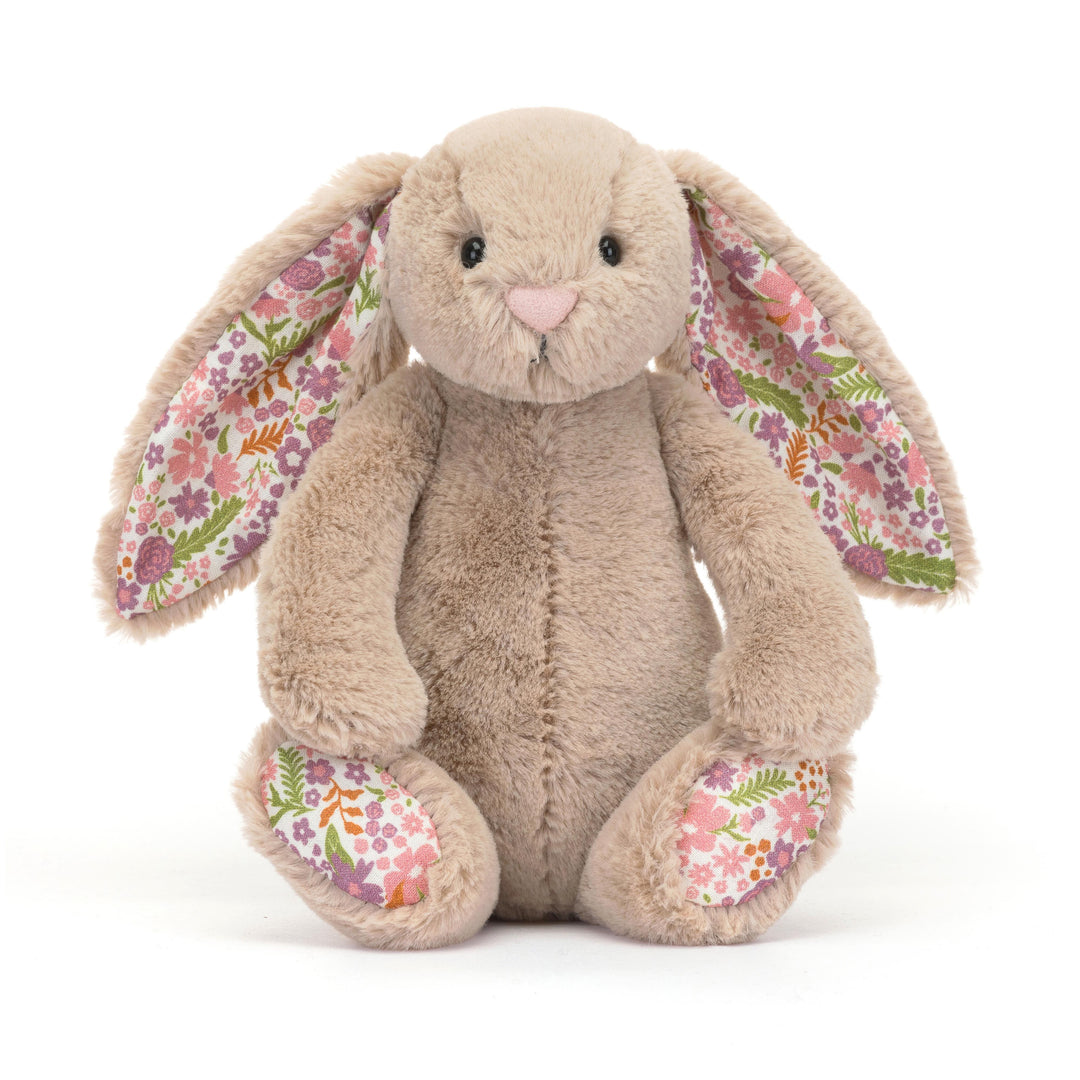 Jellycat Blossom Beige Bunny 'Petal' Little Small Brown 8x9x18cm
