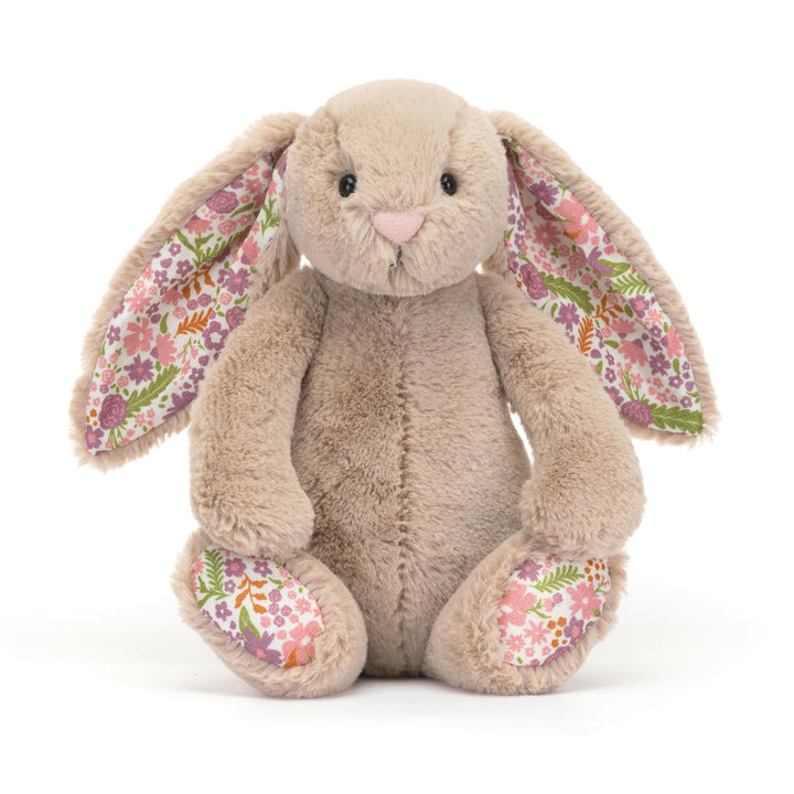 Jellycat Blossom Beige Bunny 'Petal' Little Small Brown 8x9x18cm