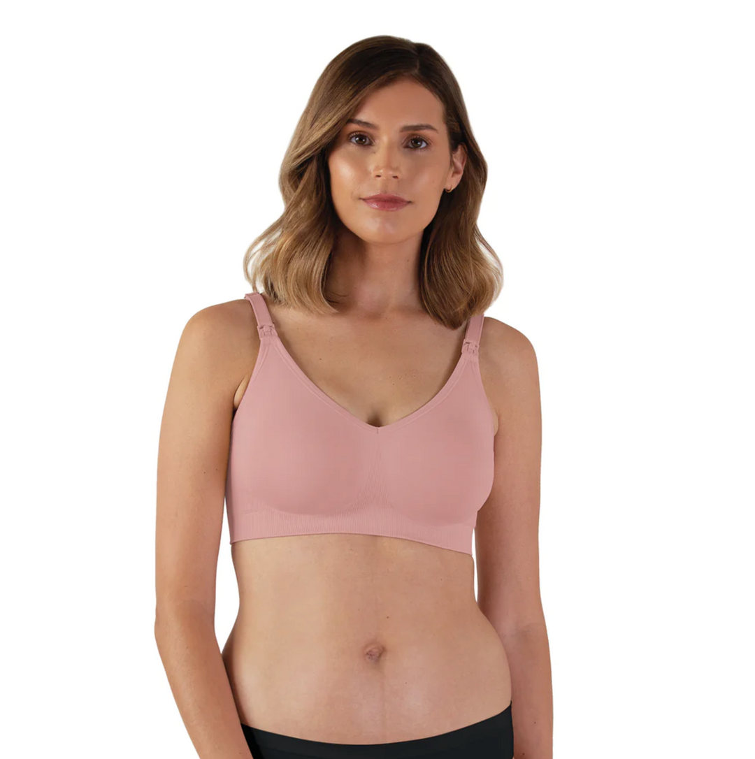 Bravado Designs Body Silk Seamless Nursing Bra - Sustainable-Dusted Peony