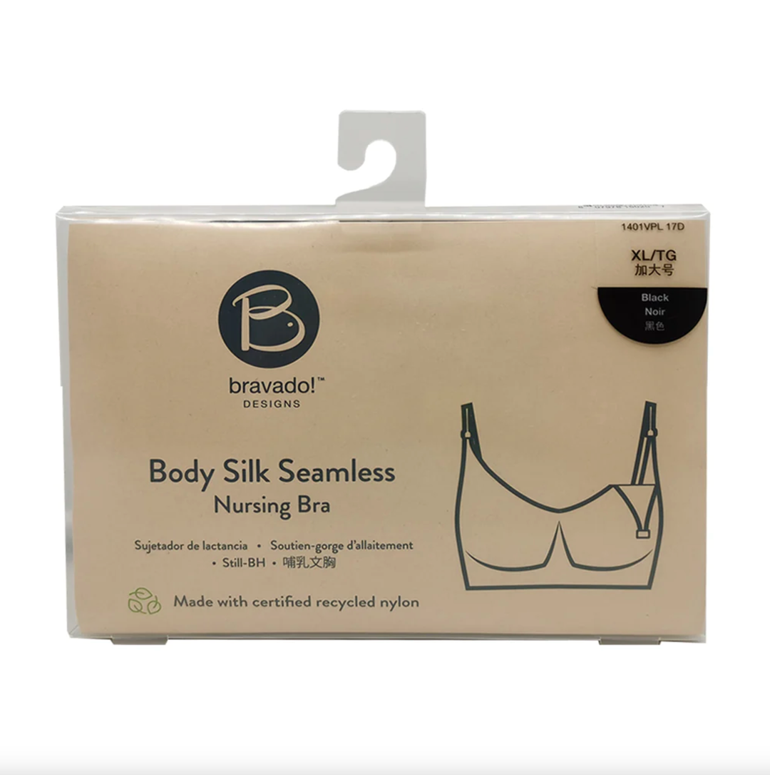 Bravado Designs Body Silk Seamless Nursing Bra - Sustainable-Black