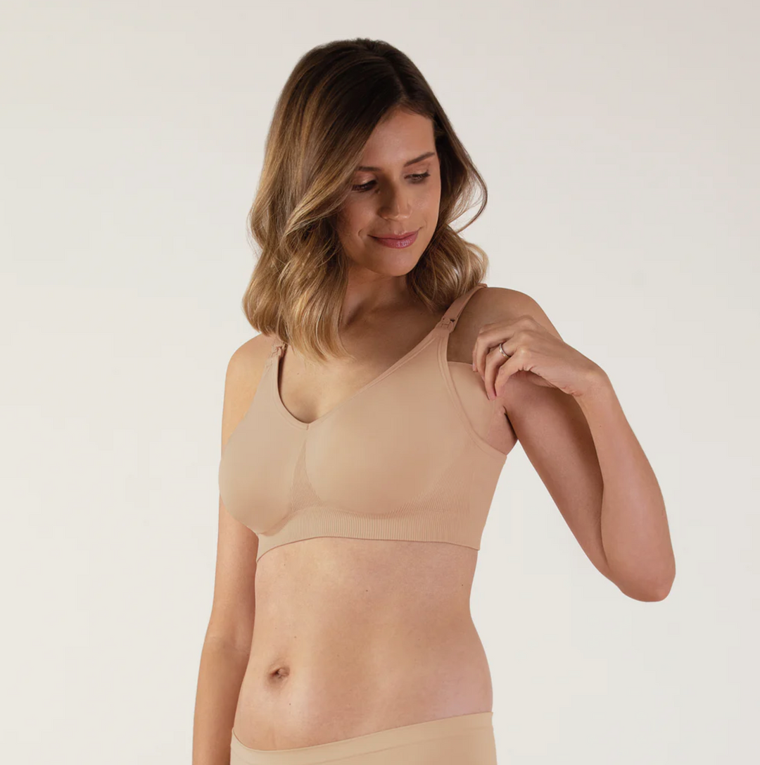Bravado Designs Body Silk Seamless Nursing Bra - Sustainable-Butterscotch
