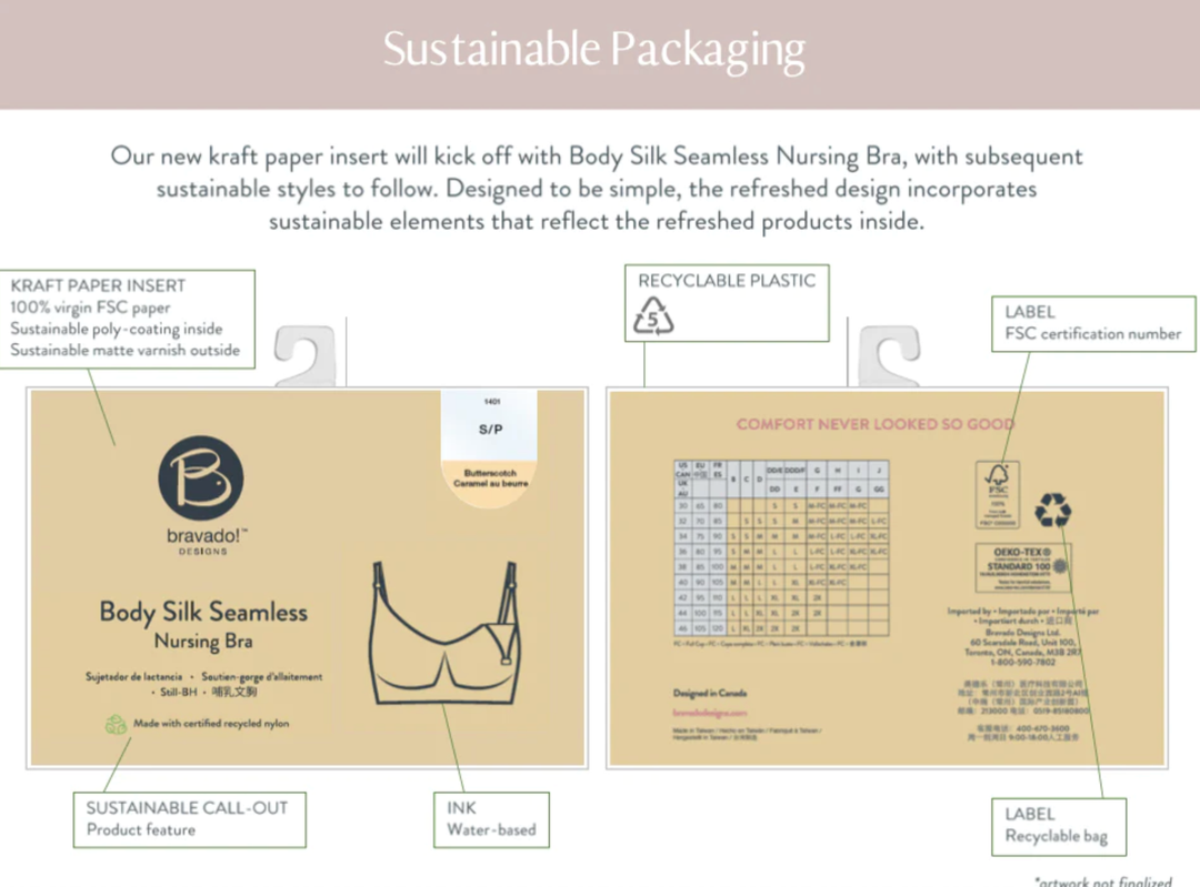 Bravado Designs Body Silk Seamless Nursing Bra - Sustainable-Butterscotch