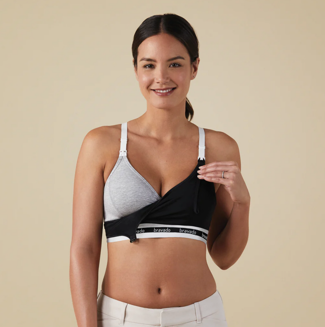 Bravado Designs Clip And Pump Hands-Free Nursing Bra Accessory - Sustainable Black