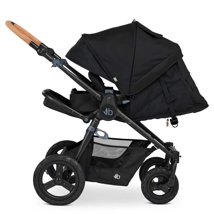 Bumbleride 4 wheel Era Stroller-Black with Matt Black Frame