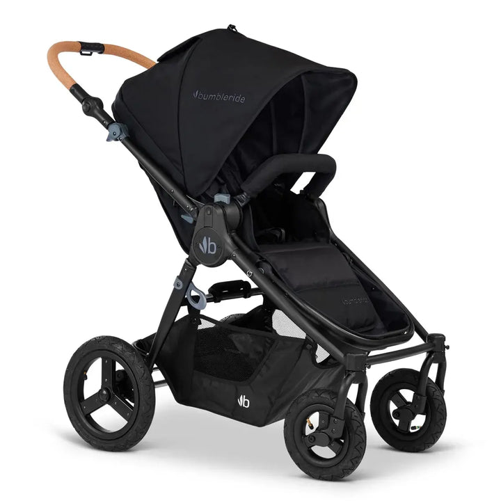 Bumbleride 4 wheel Era Stroller-Black with Matt Black Frame