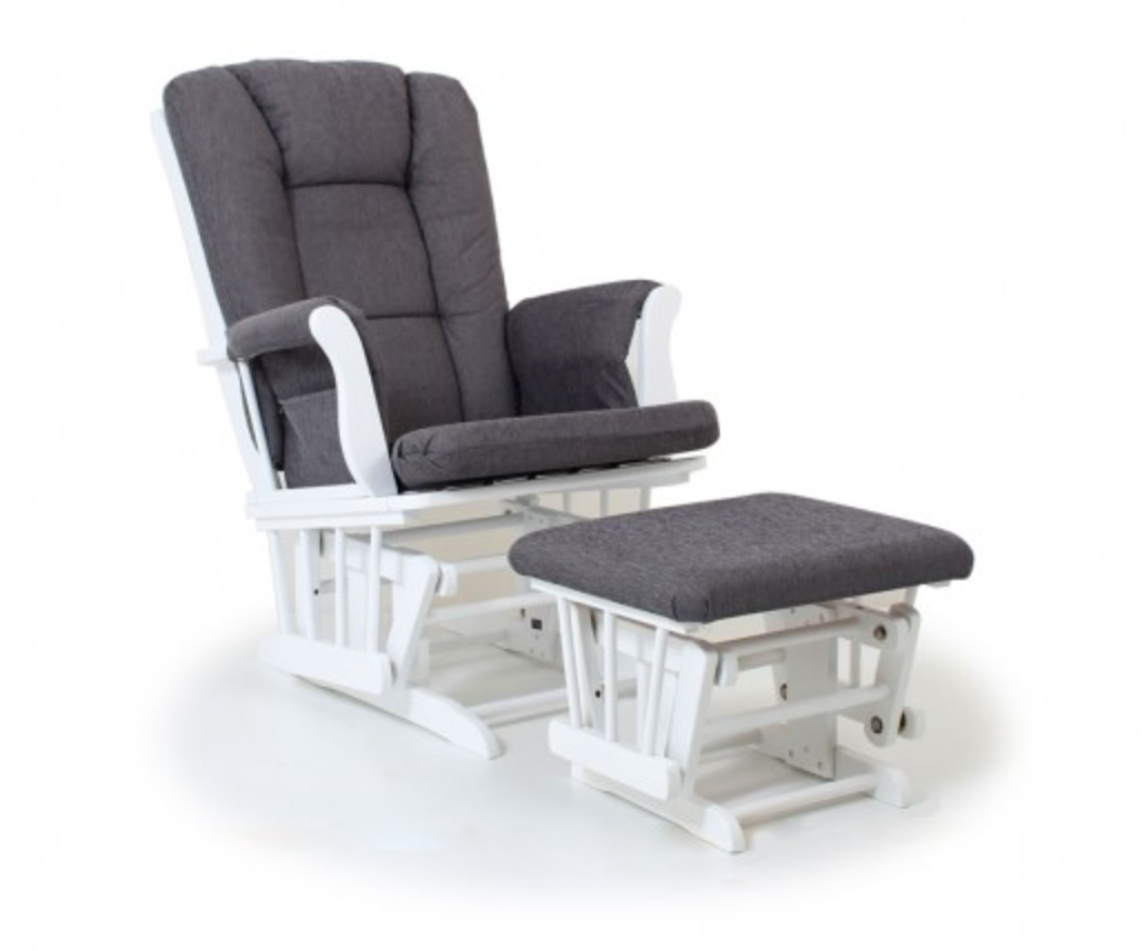 Valco Baby Bliss Glider & Ottoman Antique Grey(N9743)