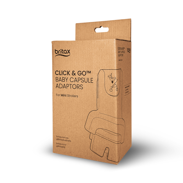 Britax Click & Go Baby Capsule Adaptors - Britax Mini (B-Pod & Maxi Cosi) 39725